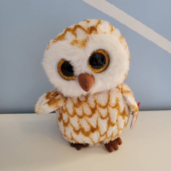 The Beanie Boo's Collection Set of 4 Unicorn Owl Cat Monkey 2015 2016 TY Beanies - Picture 6 of 16